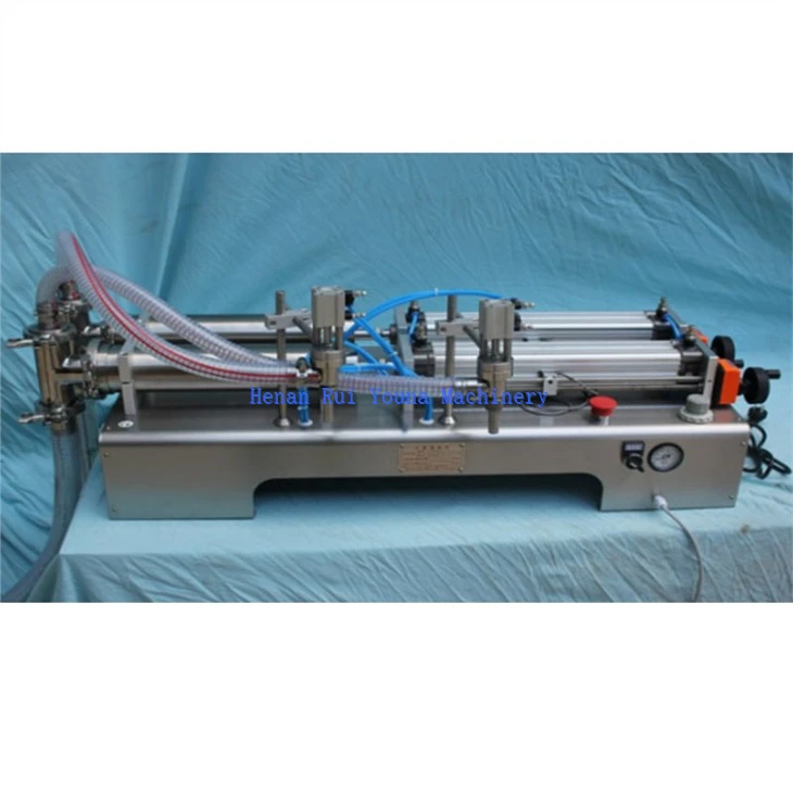 2 heads semi automatic liquid filling machine (3)