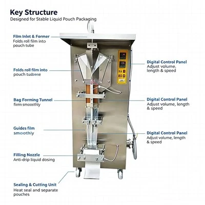 Automatische yoghurtzakverpakkingsmachine
