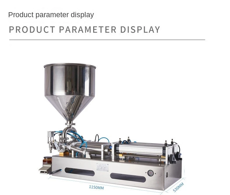 Semi Automatic Fruit Jam Filling Machine