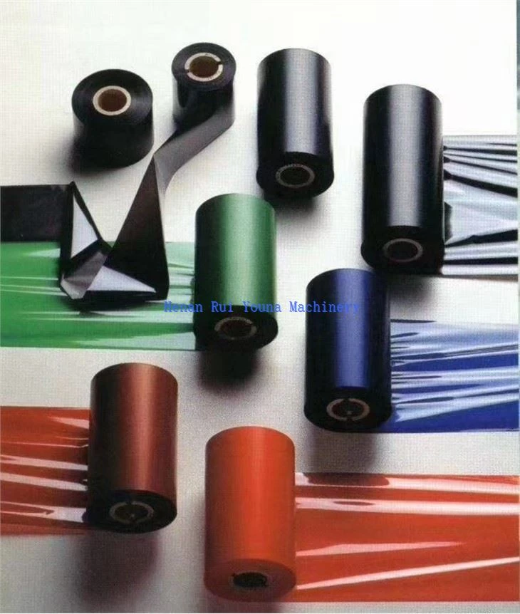 Black Color Thermal Transfer Ribbon Coding Foil For Hot Stamping Machine