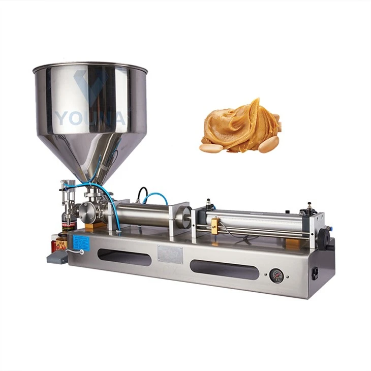 Semi-automatische sesampasta-vulmachine